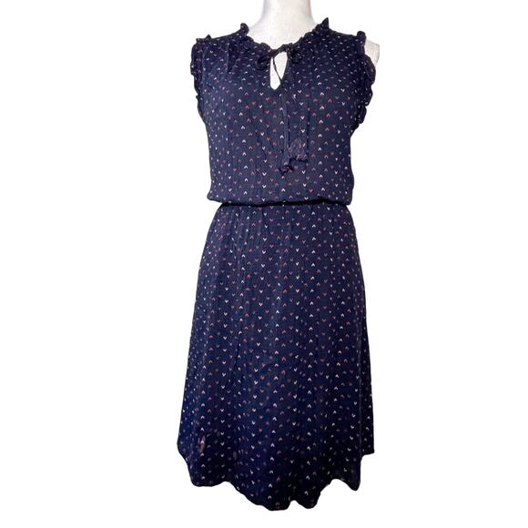 Collective Concepts Dresses & Skirts - Collective Concepts, Navy Blue tiny heart dress, Size XL, Blouson, Lightweight